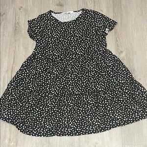 H&M Black and White Polka Dot Kids Dress